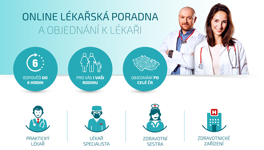 Online lékařská poradna a objednání - zaměstnanecký benefit